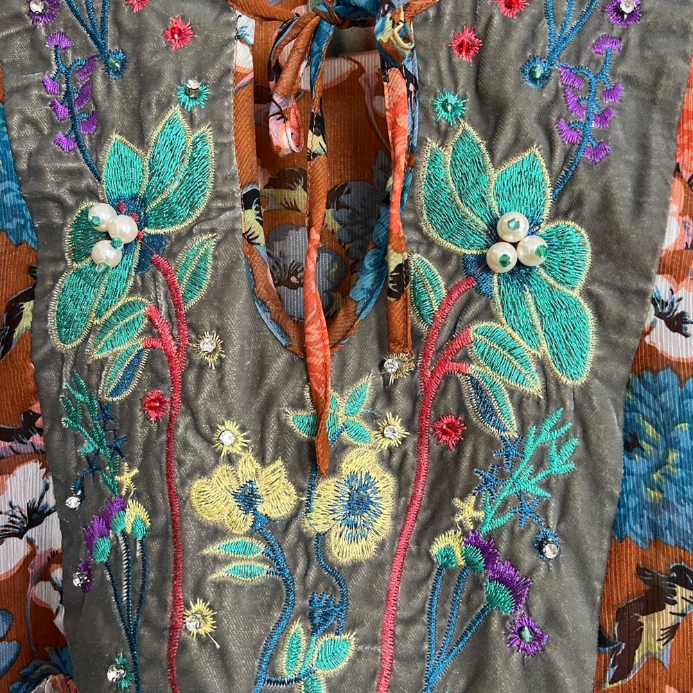 NWT-Aratta-Chiffon tunic-Medium